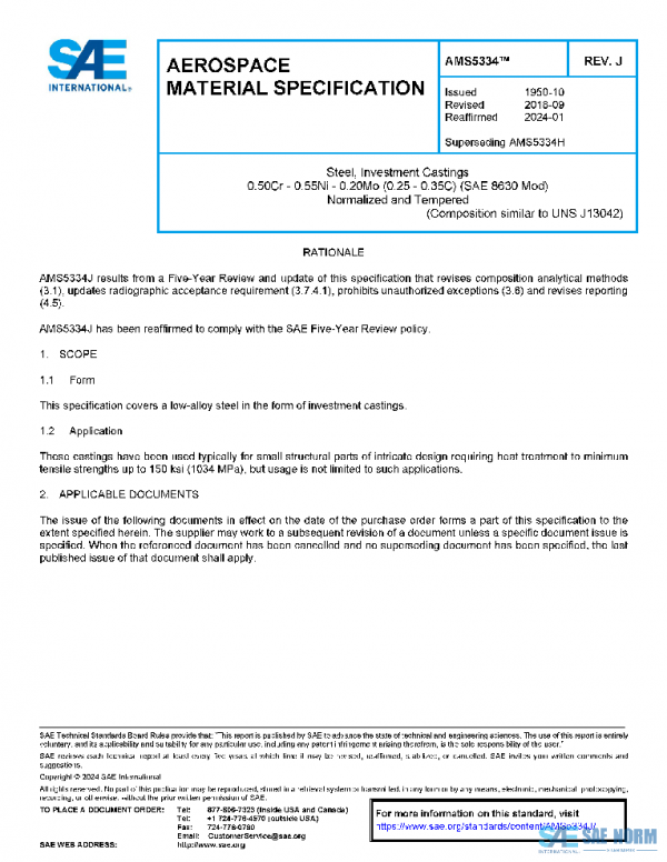 SAE AMS5334J PDF