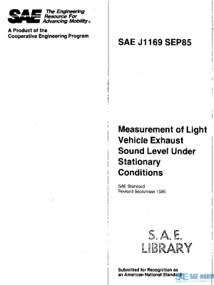 SAE J1169_198509 PDF