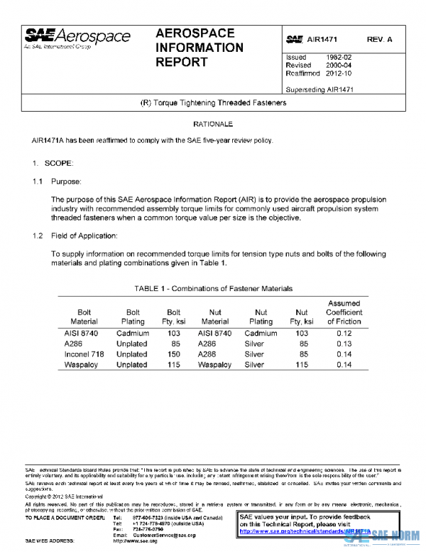 SAE AIR1471A PDF