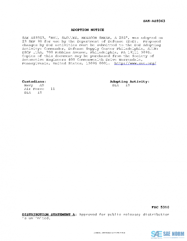 SAE AS9363 PDF SAE AS9363 PDF