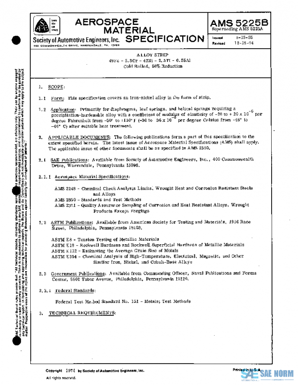 SAE AMS5225B PDF