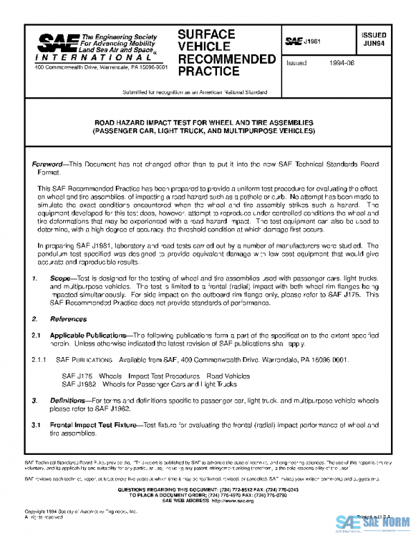 SAE J1981_199406 PDF