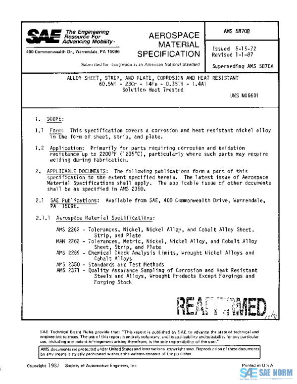 SAE AMS5870B PDF