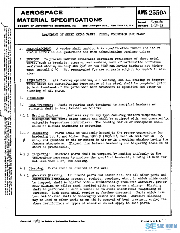 SAE AMS2550A PDF