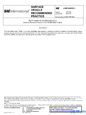 SAE J1088_201303 PDF