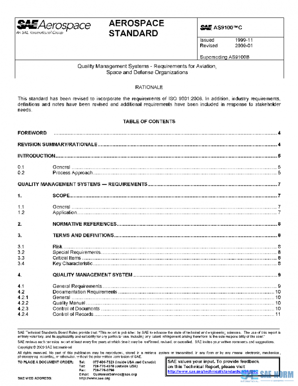 SAE AS9100C PDF