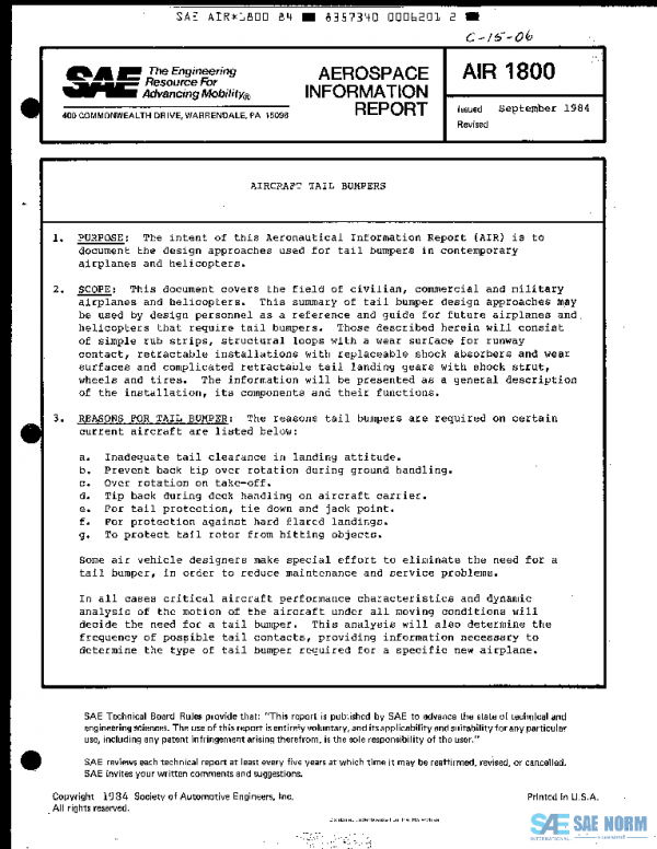 SAE AIR1800 PDF