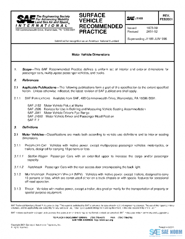 SAE J1100_200102 PDF