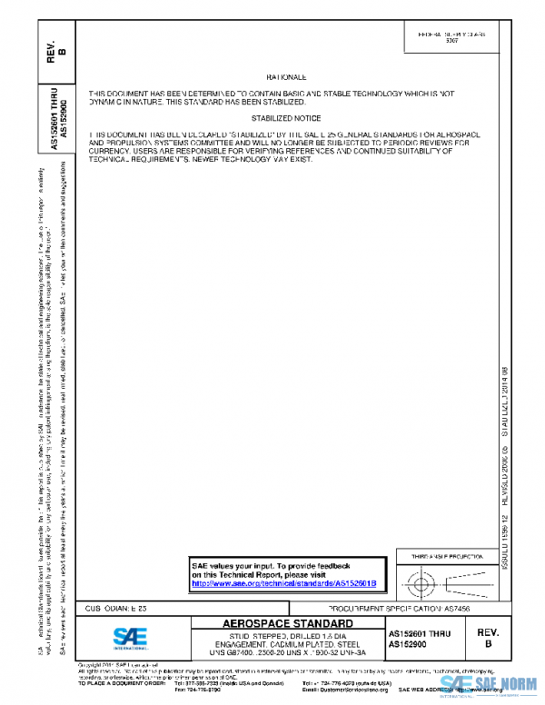 SAE AS152601B PDF