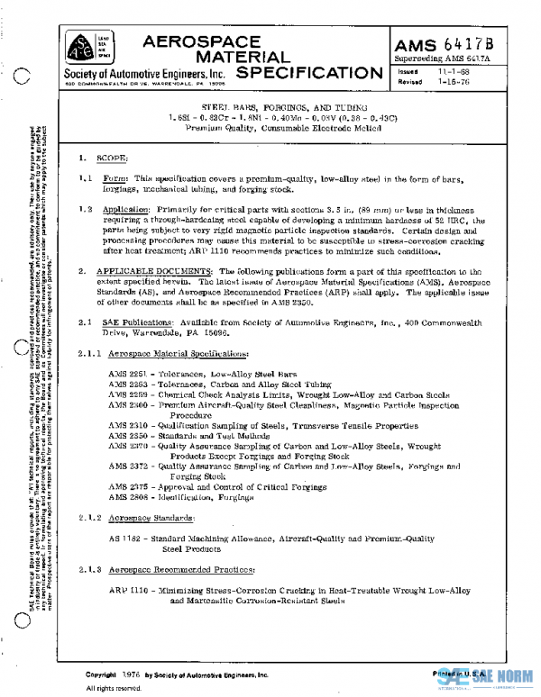 SAE AMS6417B PDF