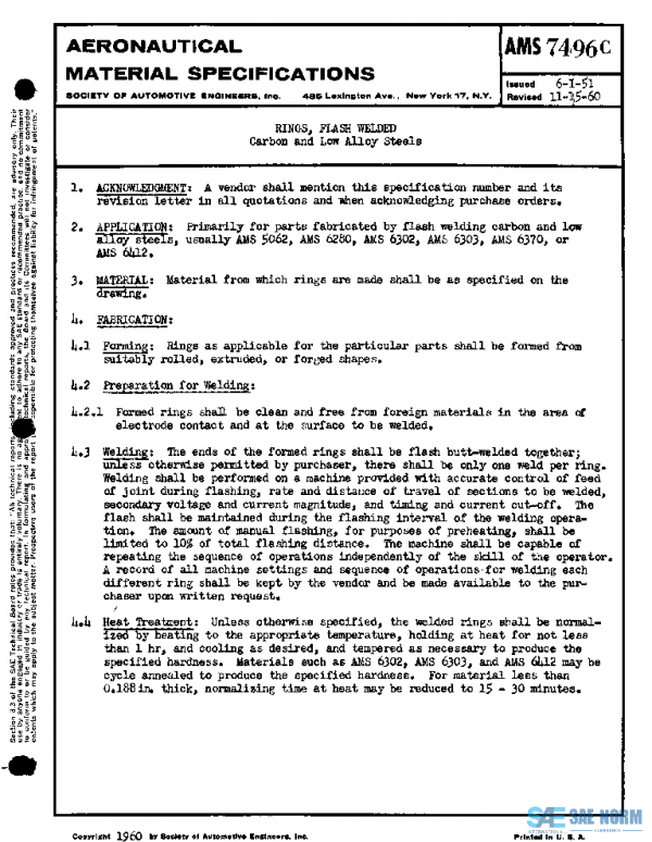 SAE AMS7496C PDF SAE AMS7496C PDF