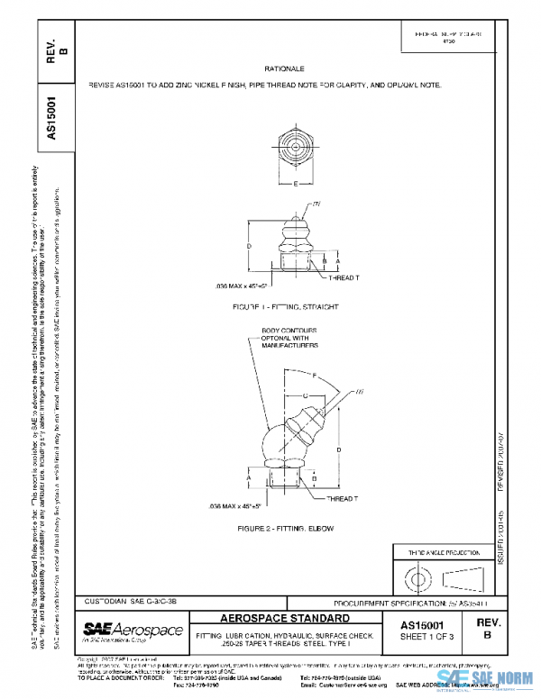 SAE AS15001B PDF SAE AS15001B PDF