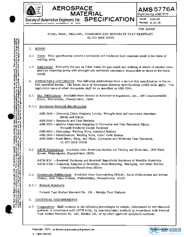 SAE AMS5776A PDF