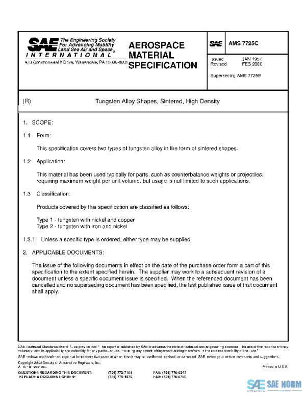 SAE AMS7725C PDF