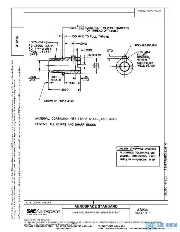 SAE AS236 PDF SAE AS236 PDF
