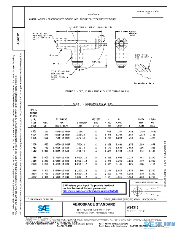 SAE AS4312 PDF SAE AS4312 PDF
