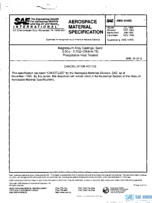 SAE AMS4440E PDF