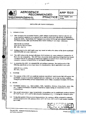 SAE ARP1523 PDF