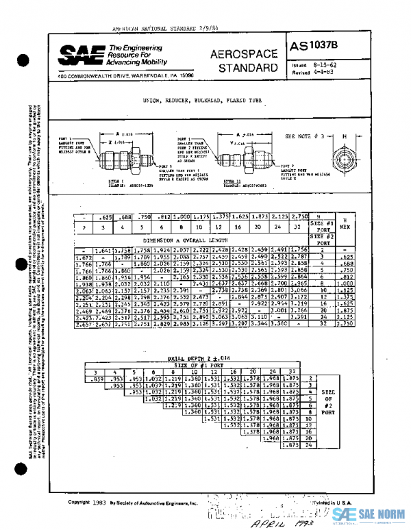 SAE AS1037B PDF