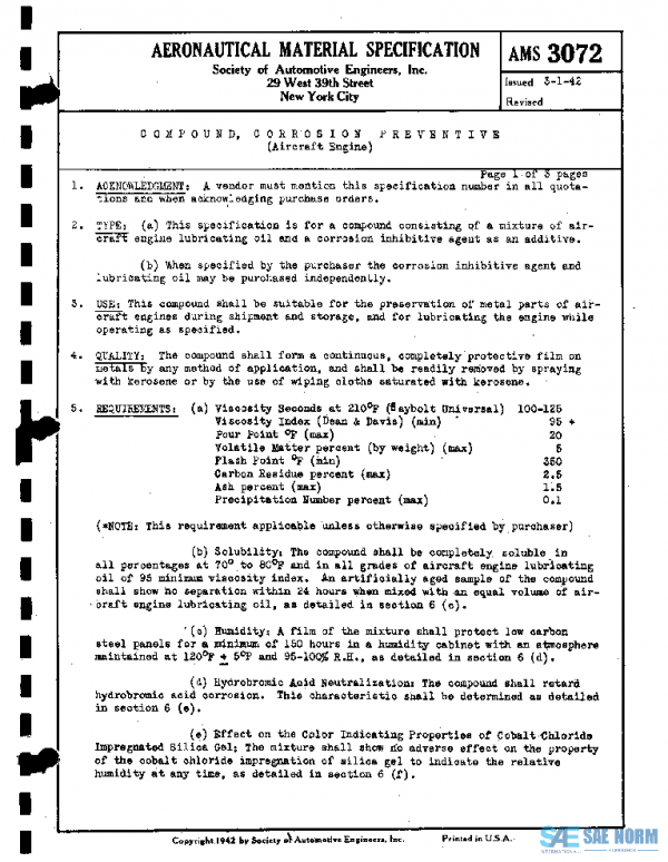SAE AMS3072 PDF SAE AMS3072 PDF