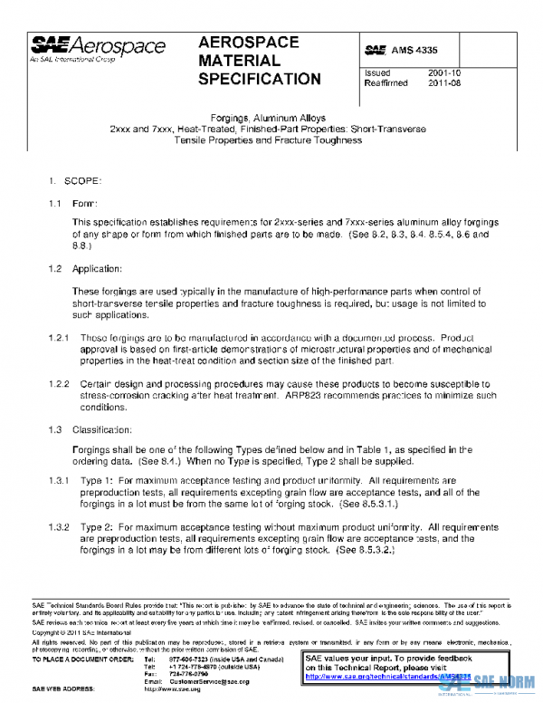 SAE AMS4335 PDF