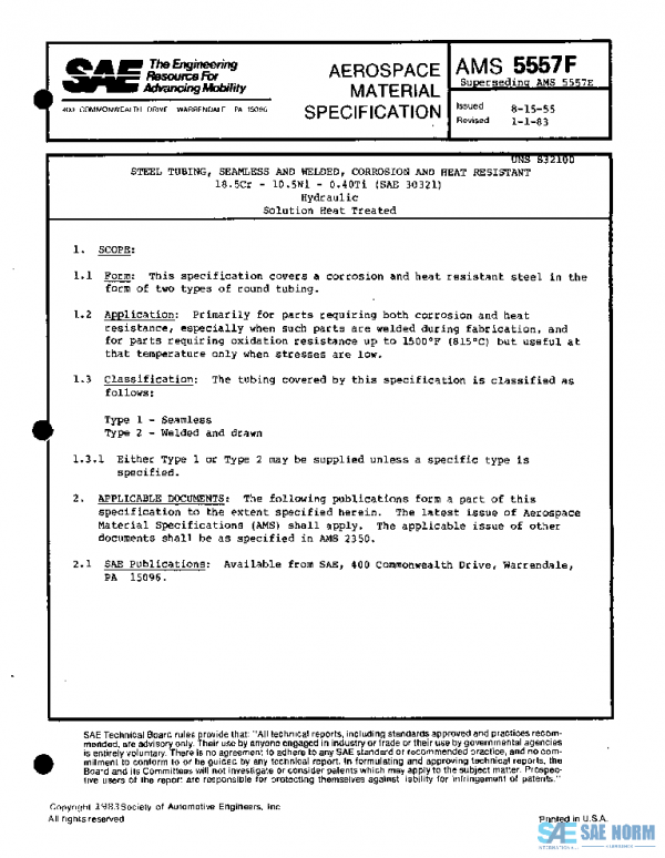 SAE AMS5557F PDF