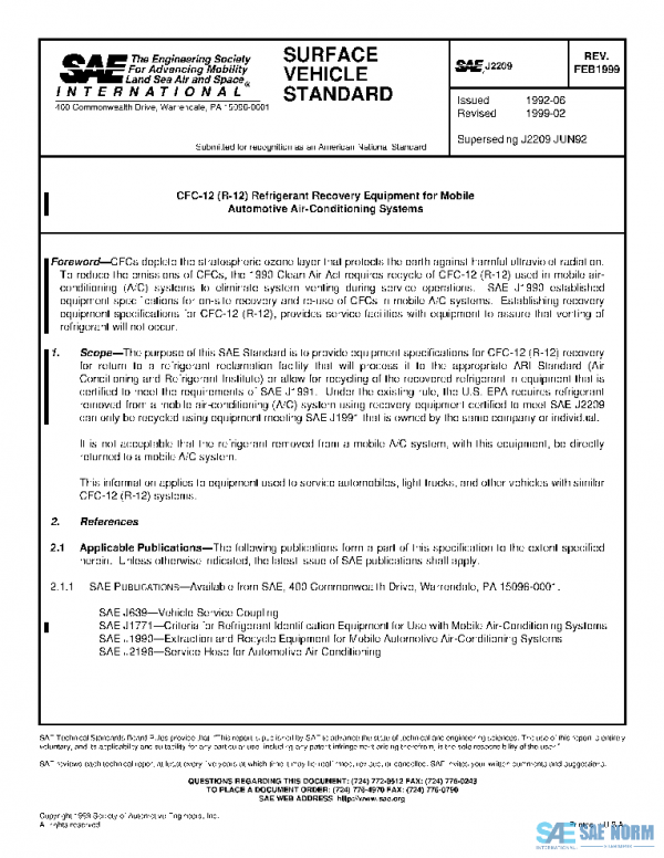 SAE J2209_199902 PDF