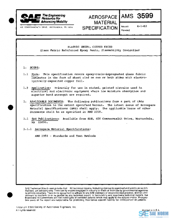 SAE AMS3599 PDF
