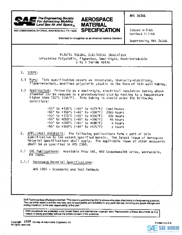 SAE AMS3638E PDF SAE AMS3638E PDF