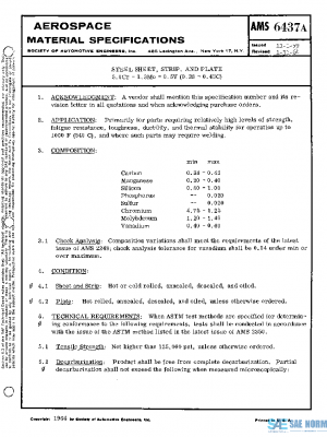 SAE AMS6437A PDF