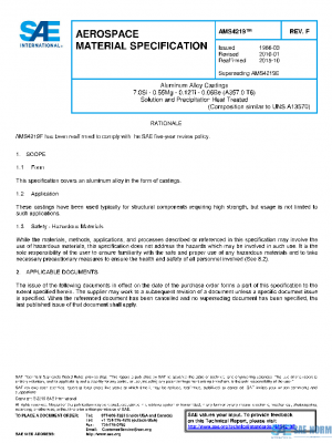 SAE AMS4219F PDF