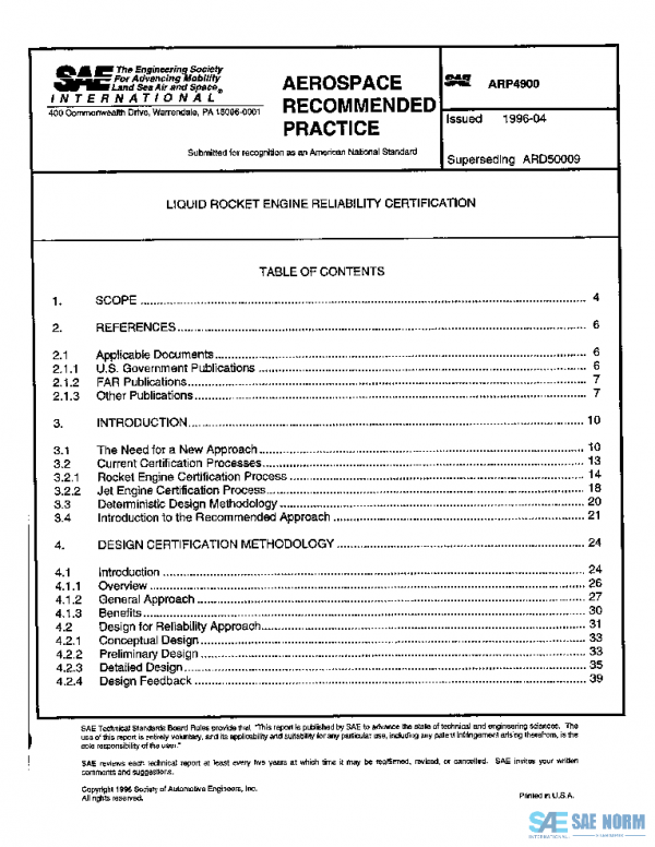 SAE ARP4900 PDF