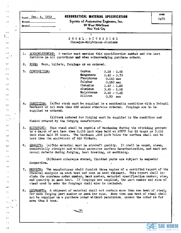 SAE AMS6470 PDF SAE AMS6470 PDF