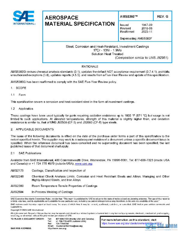SAE AMS5360G PDF