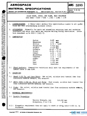 SAE AMS5593 PDF