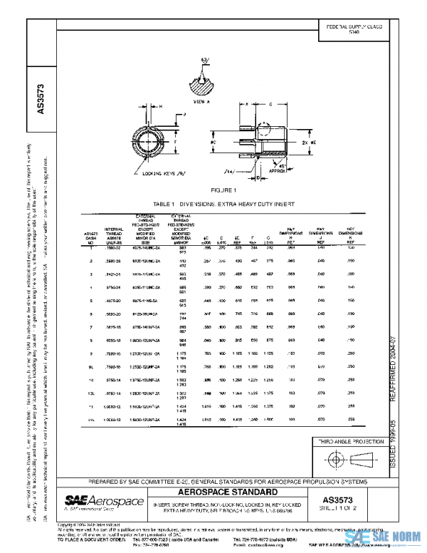 SAE AS3573 PDF SAE AS3573 PDF
