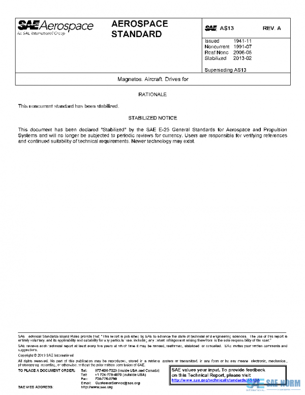 SAE AS13A PDF
