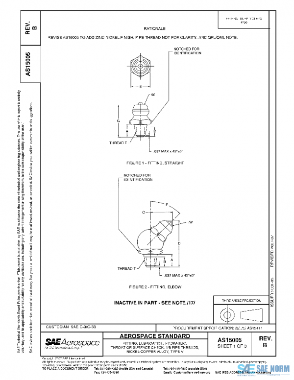 SAE AS15005B PDF SAE AS15005B PDF