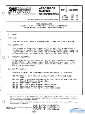 SAE AMS6456A PDF