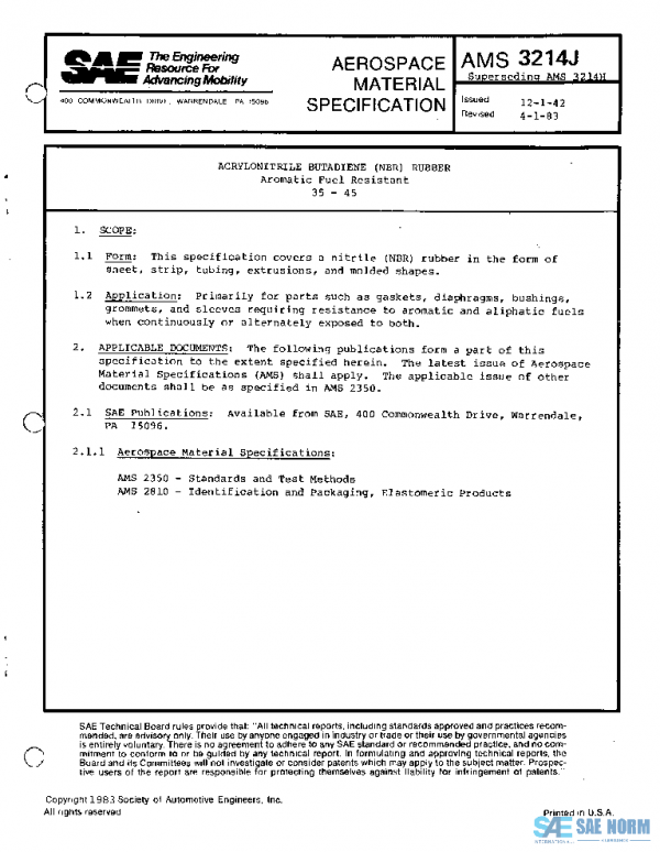 SAE AMS3214J PDF SAE AMS3214J PDF