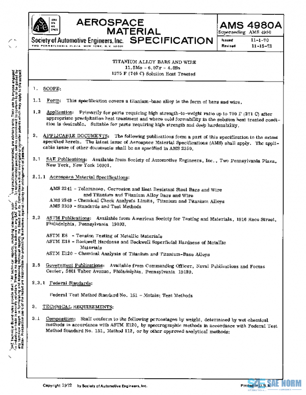 SAE AMS4980A PDF SAE AMS4980A PDF