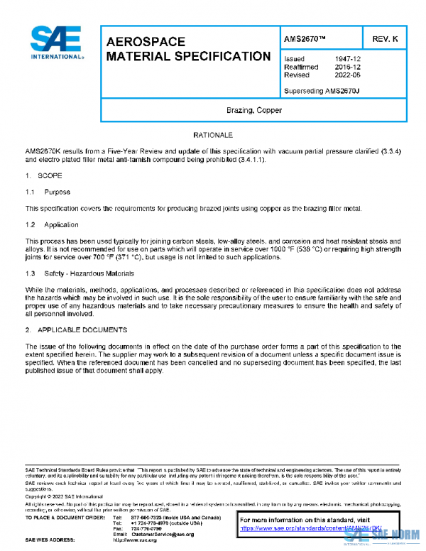SAE AMS2670K PDF