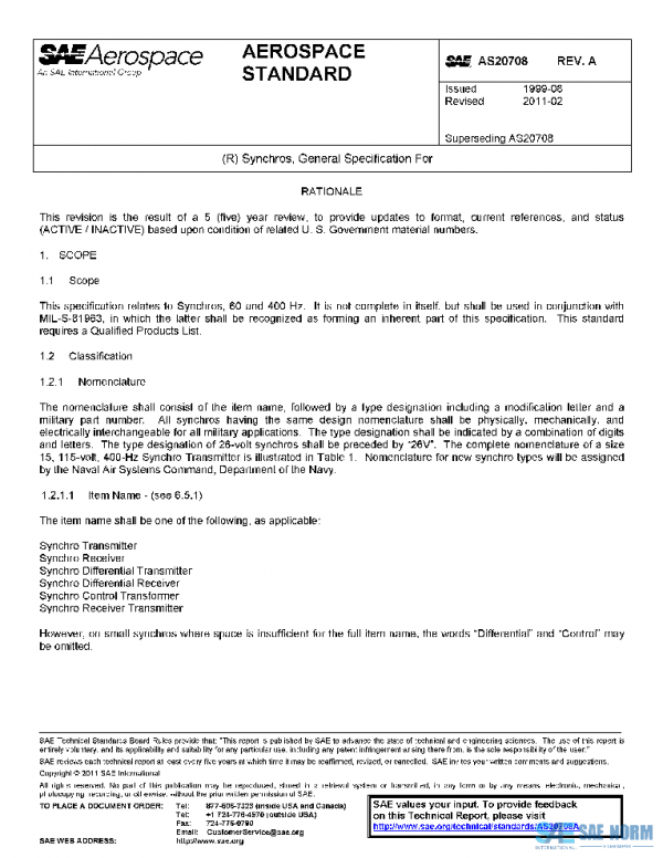 SAE AS20708A PDF