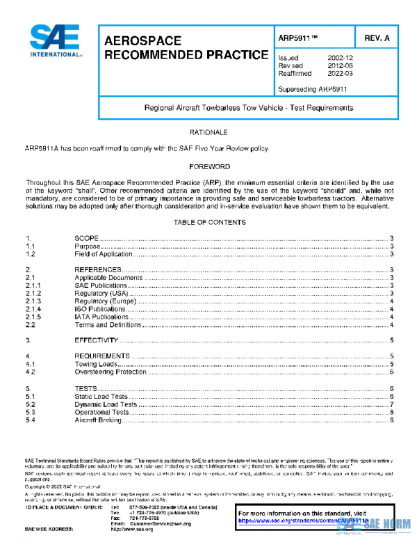 SAE ARP5911A PDF