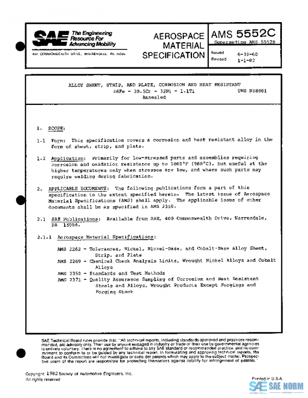 SAE AMS5552C PDF