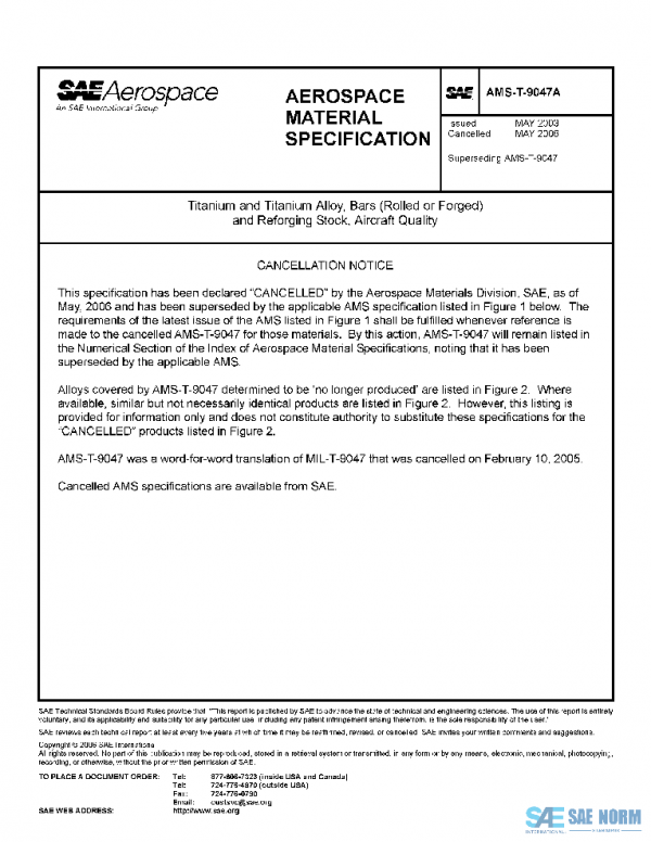 SAE AMST9047A PDF SAE AMST9047A PDF