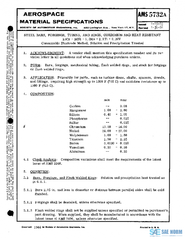 SAE AMS5732A PDF SAE AMS5732A PDF