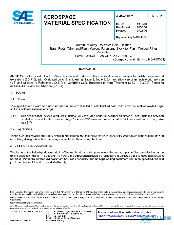 SAE AMS4115K PDF