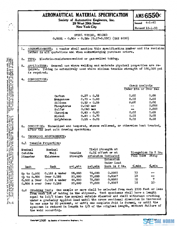 SAE AMS6550C PDF
