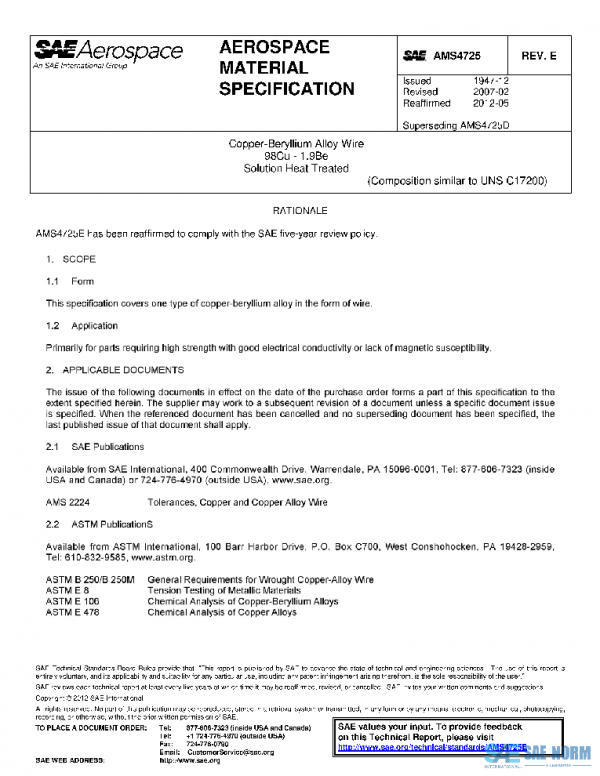 SAE AMS4725E PDF